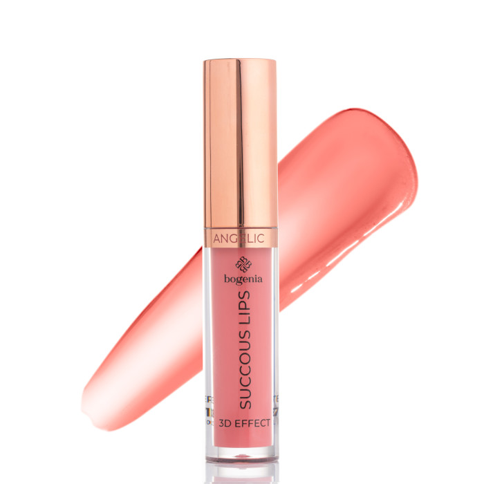 Помада рідка для губ Bogenia Succous Lips Angelic 3D effect BG711 - №08 (Reverence)
