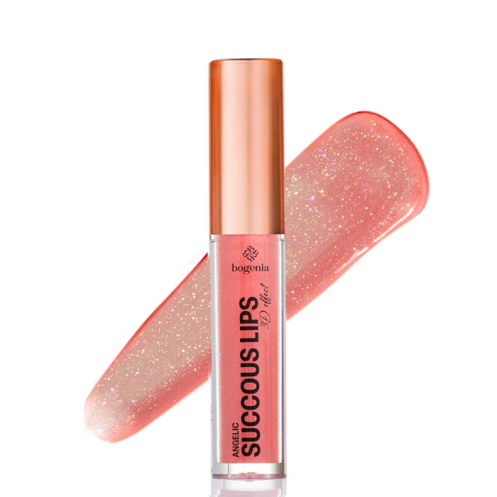 Помада рідка для губ Bogenia Succous Lips Angelic 3D effect BG711 - №14 (Flirty)