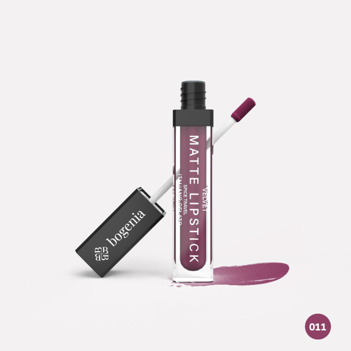 Помада рідка для губ Bogenia Liquid Matte Lipstick Spice Travel BG720 - №11