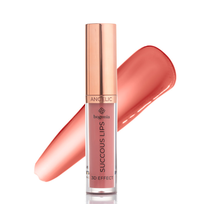 Помада рідка для губ Bogenia Succous Lips Angelic 3D effect BG711 - №04 (Elegy)
