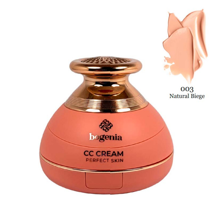 Кушон для обличчя Bogenia Velvet CC Cream BG601 - №3 (Natural Biege)