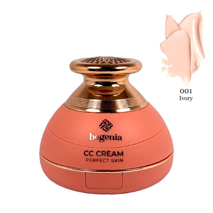 Кушон для обличчя Bogenia Velvet CC Cream BG601 - №1 (Ivory)