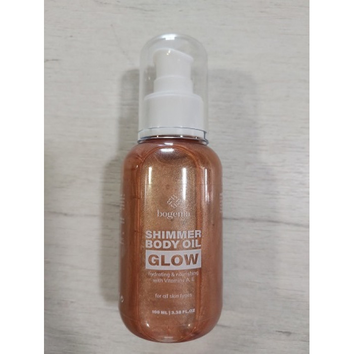 Сяюча олія для тіла Glow Shimmer body Oil Bogenia BG424 - №2