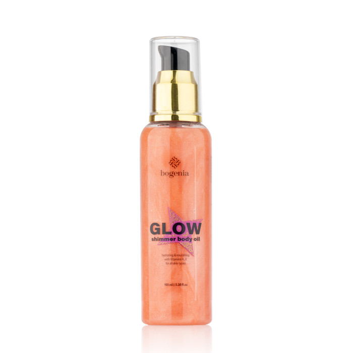 Олія для тіла шимерне Bogenia Glow Shimmer Body Oil BG424 - №1