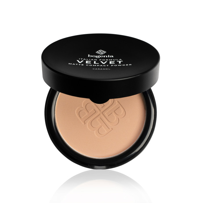 Матуюча компактна пудра Bogenia Velvet BG640 - №106 (Caramel)