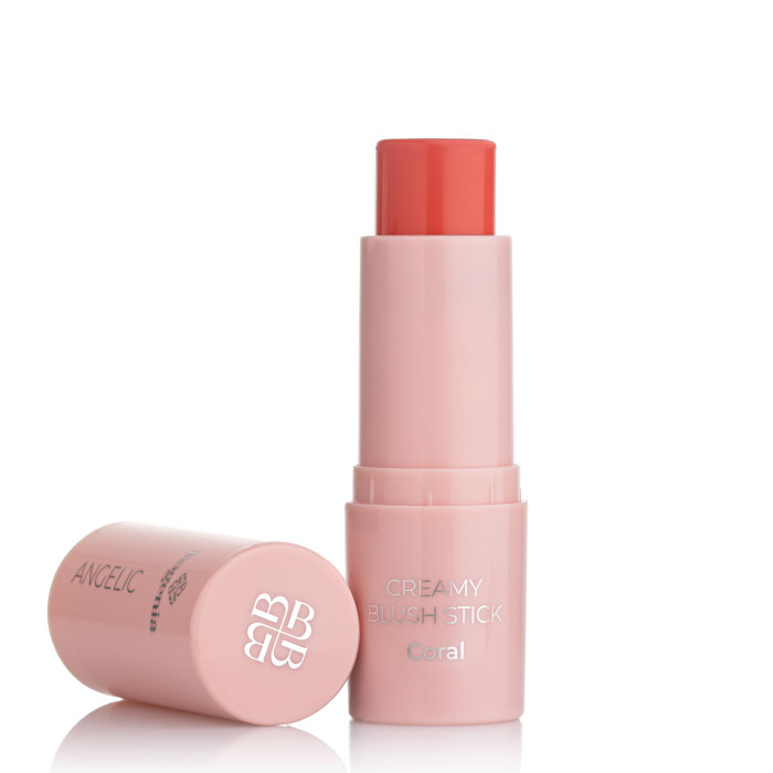 Рум'яна для обличчя Bogenia ANGELIC Creamy Blush Stick BG632 - №06 (Coral)