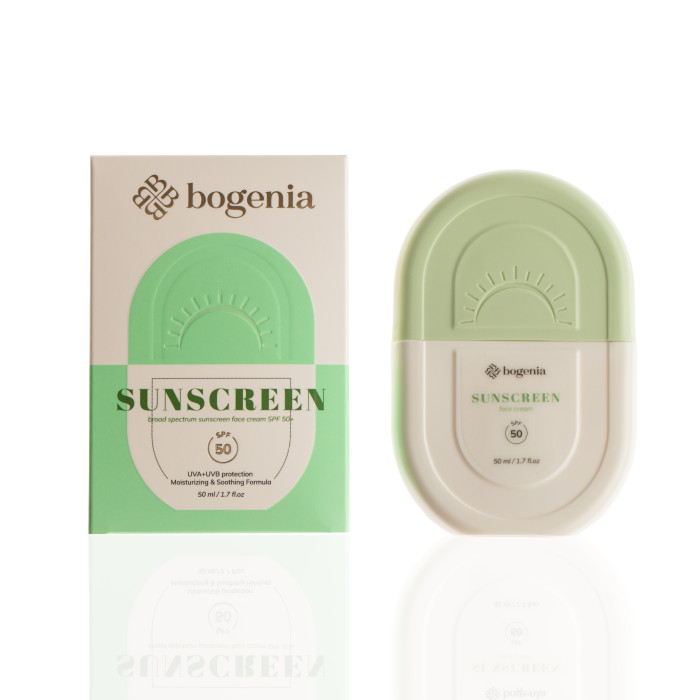 Сонцезахисний крем Sunscreeen Face Cream SPF50+ Bogenia BG441