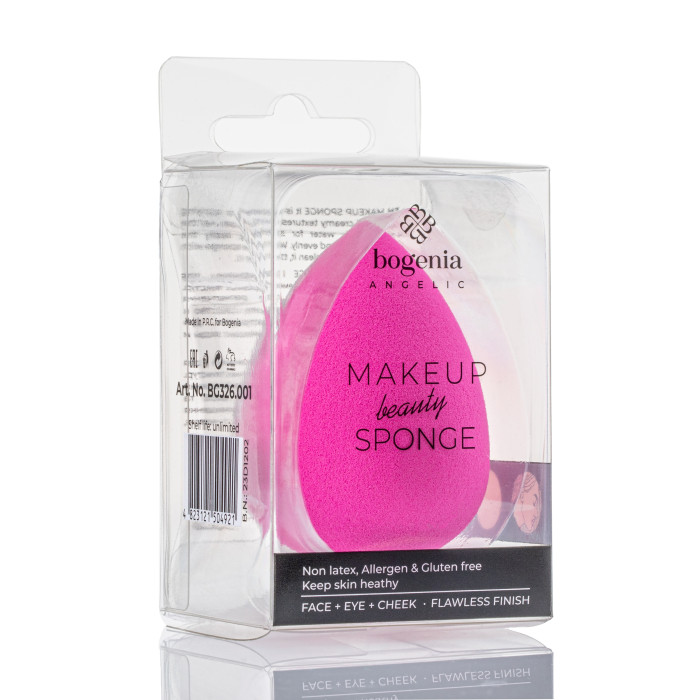 Спонж б'юті-блендер Bogenia Makeup Sponge BG326 - №1 (Крапля)